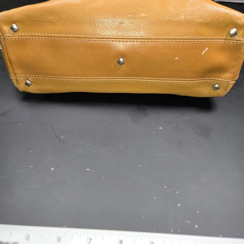 Bottega Veneta Mustard Yellow Leather Satchel